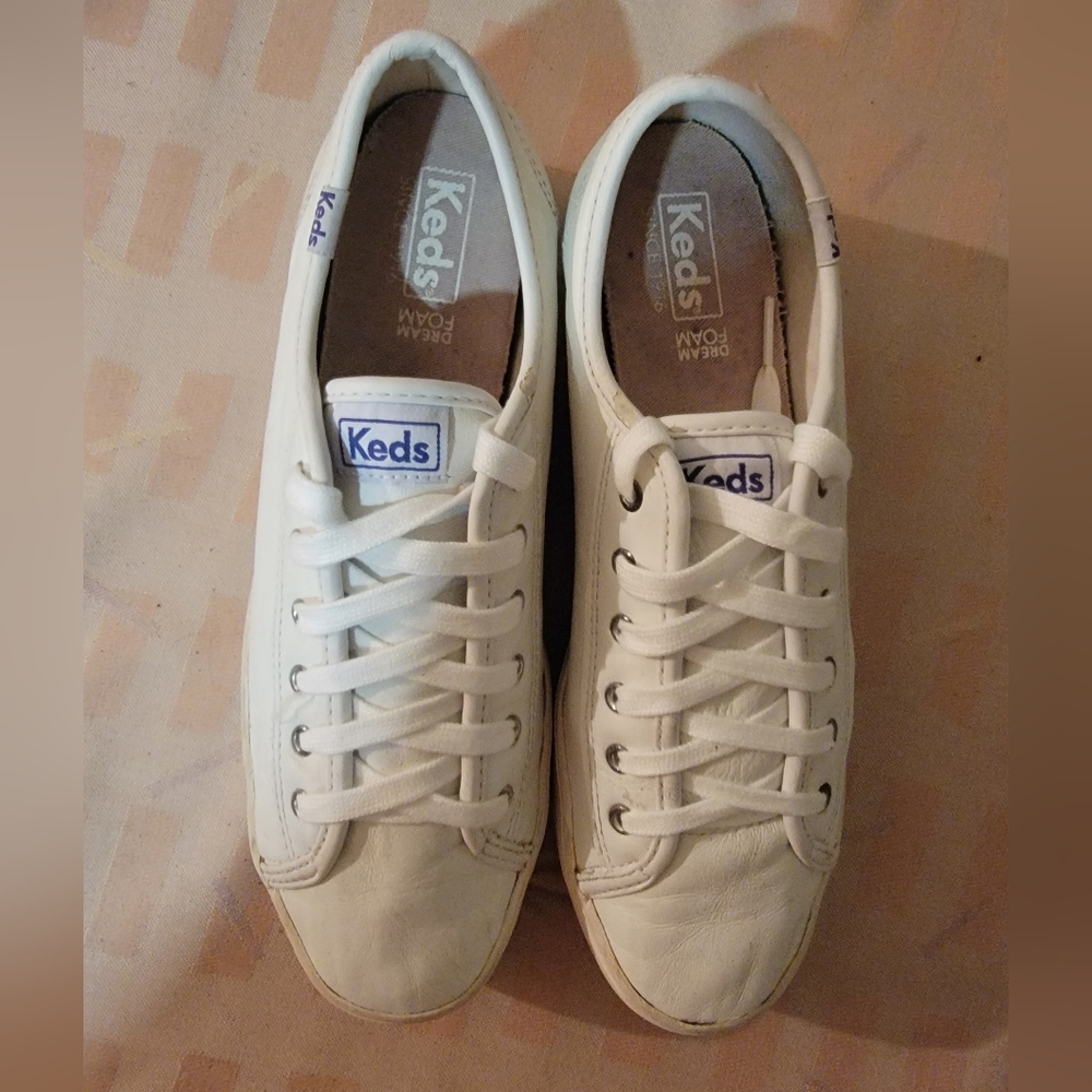 Keds Tripple Kick White Sneakers - Picture 6 of 10